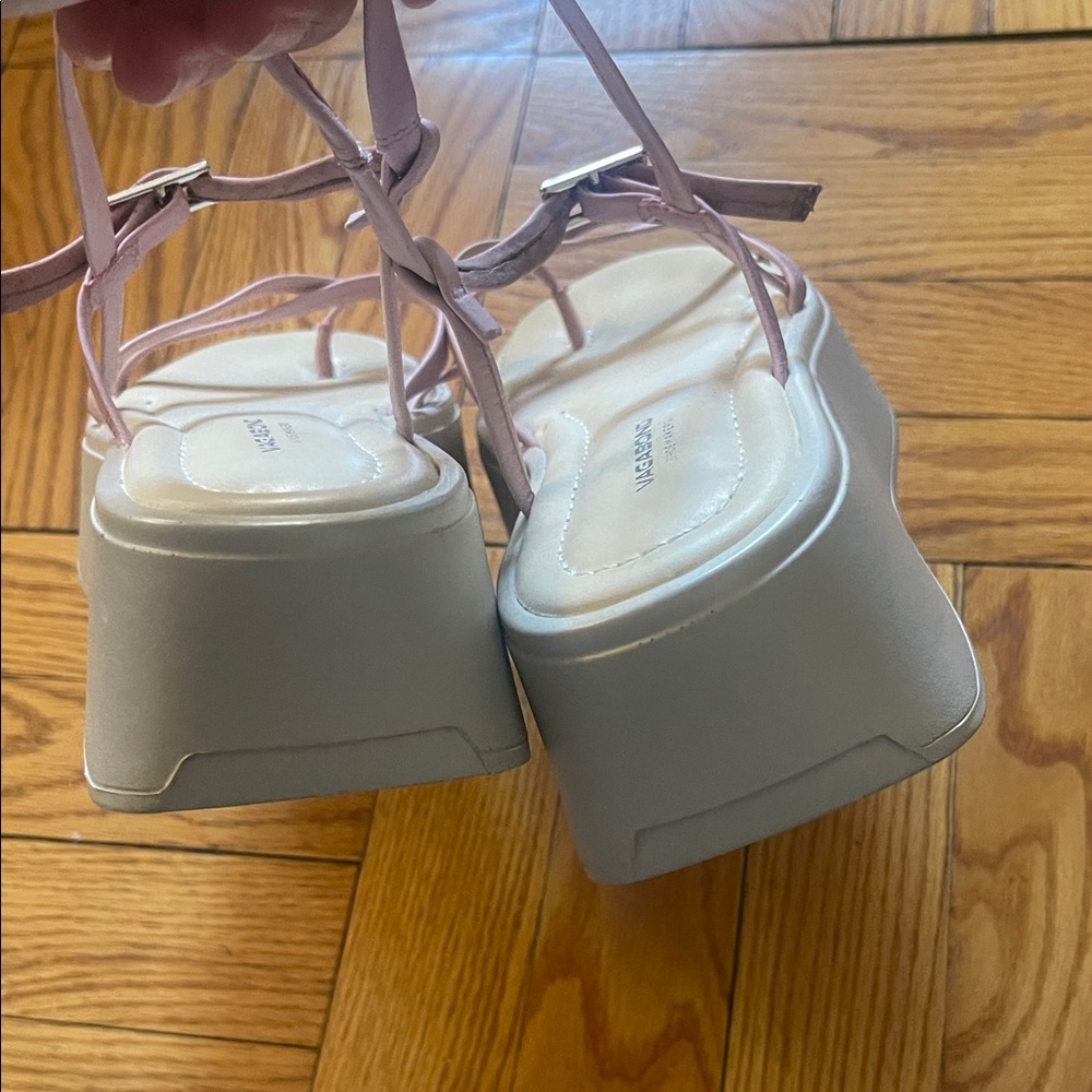 Vagabond Lilac Strappy Platform Sandals - Picture 6 of 12